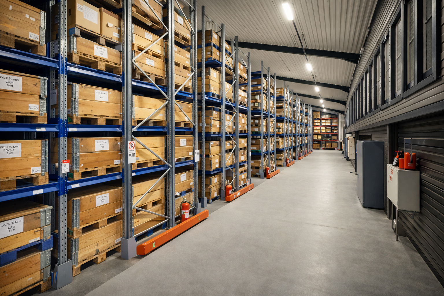 ECAB warehouse – electronic components